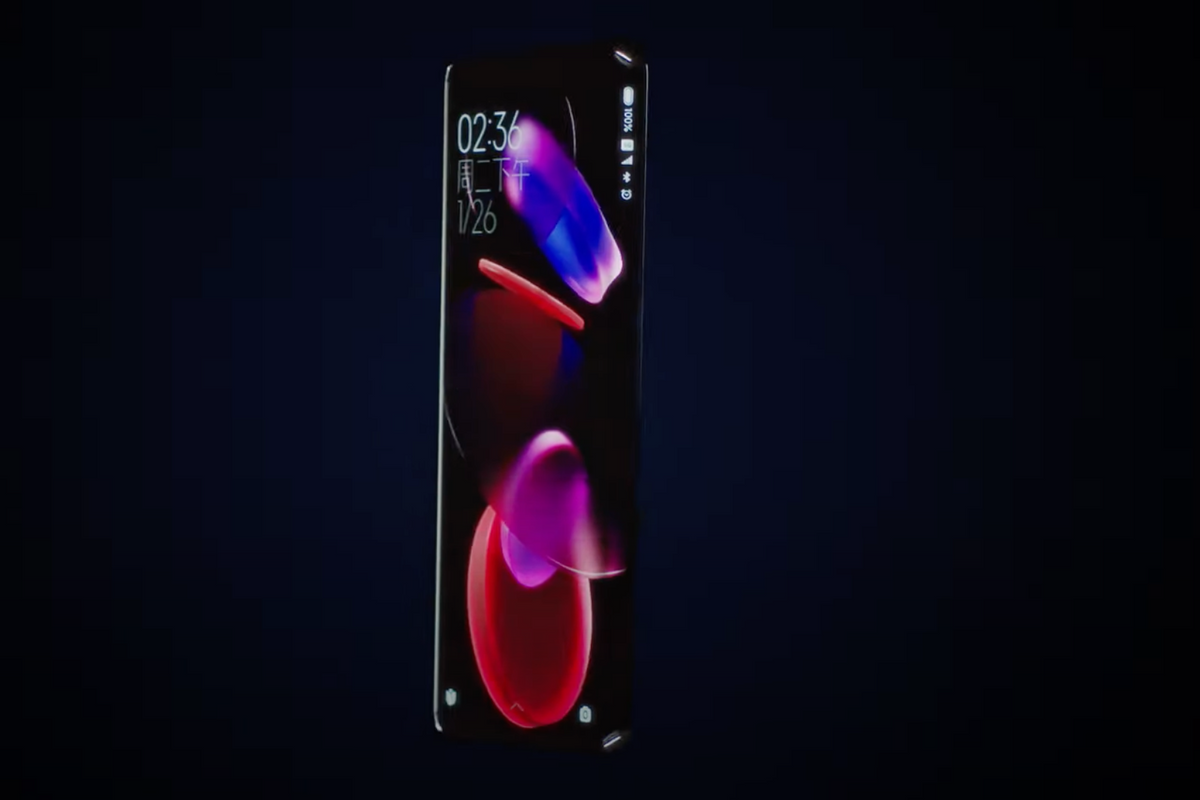 Xiaomi waterfall phone concept