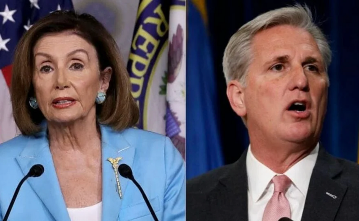 Pelosi Keeps Hilariously Trolling GOP Leader Over His Failure to Denounce QAnon Rep. and People Are So Here for It