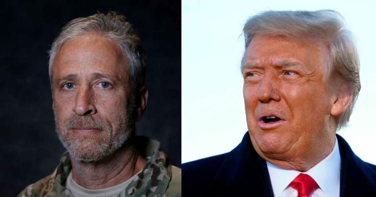 Jon Stewart Drags Trump's Bizarre Resignation Letter To Actors Union With One Of His Own