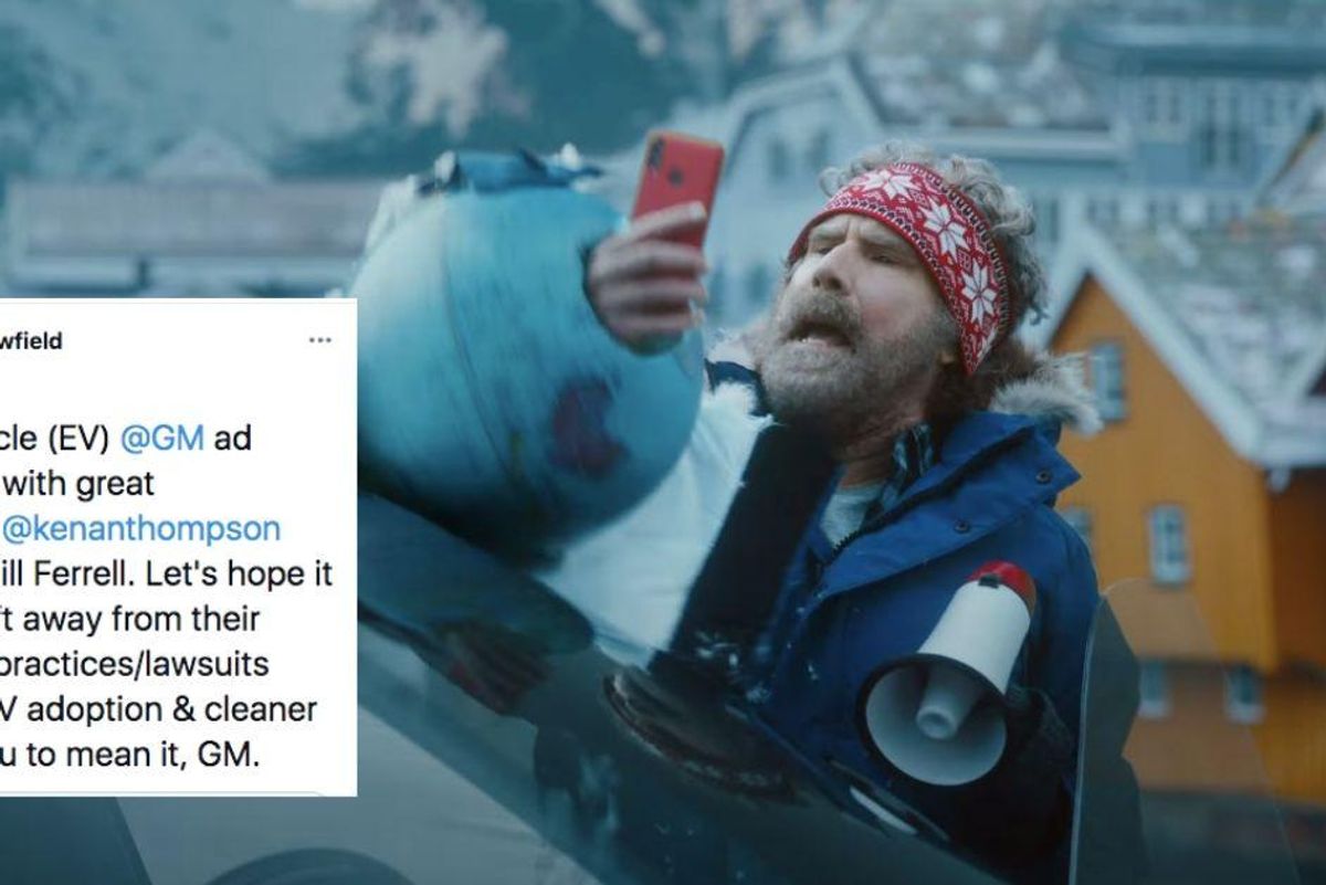 GM highlights its huge pivot to all-electric vehicles in hilarious Super Bowl ad