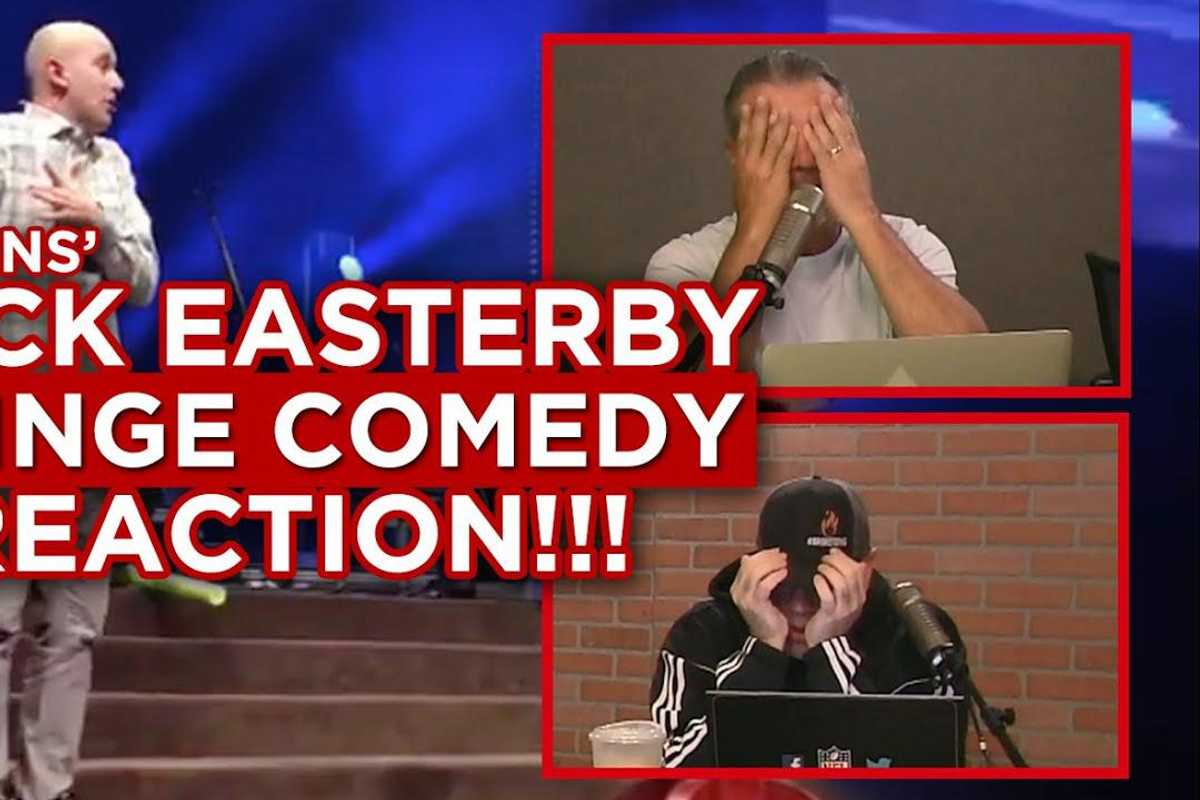 Hilarious: Watch ESPN hosts react to cringe-worthy Easterby comedy