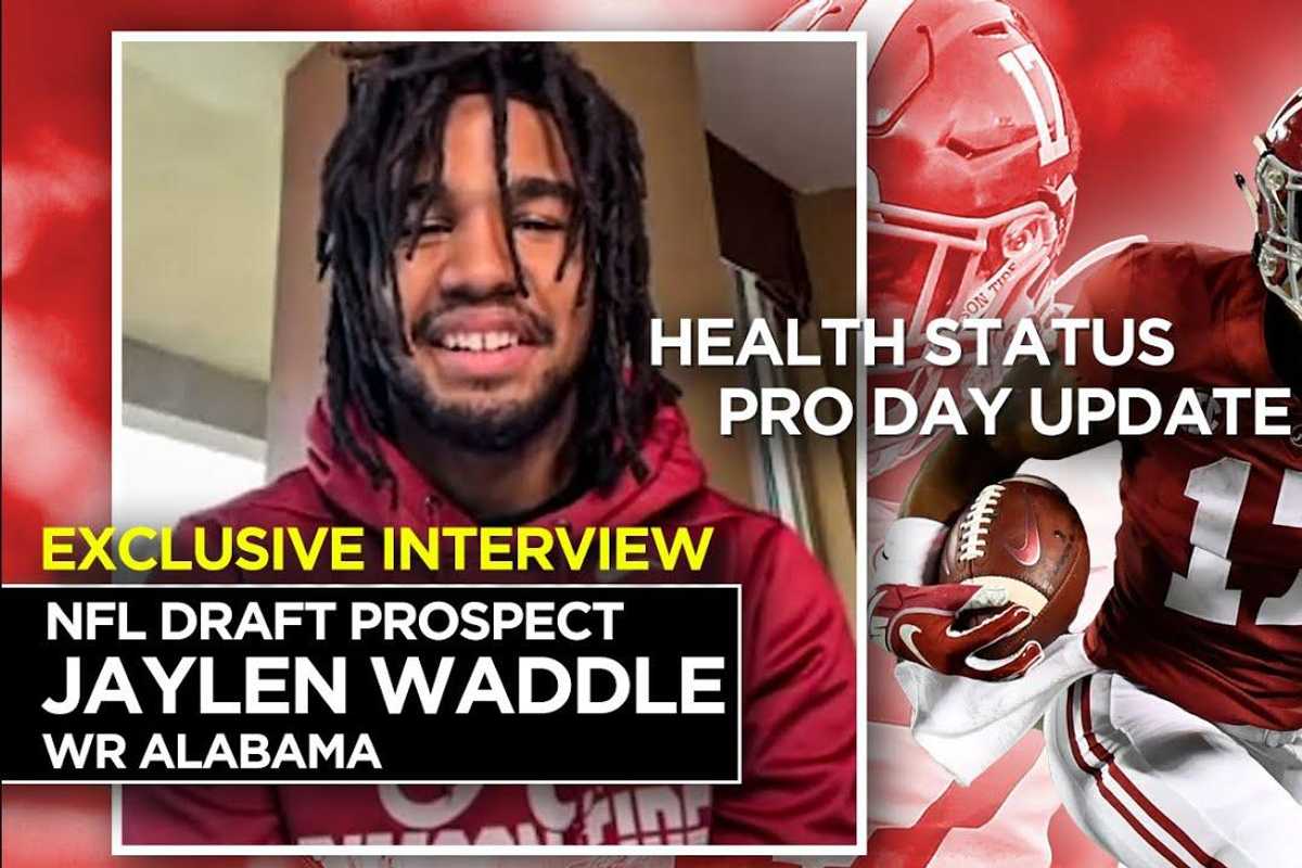 EXCLUSIVE: Jaylen Waddle sets record straight on health, plans for Pro Day