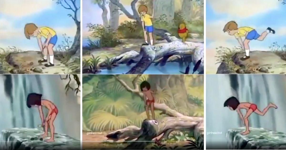 Someone realized these scenes from different Disney movies are identical and you can't unsee it