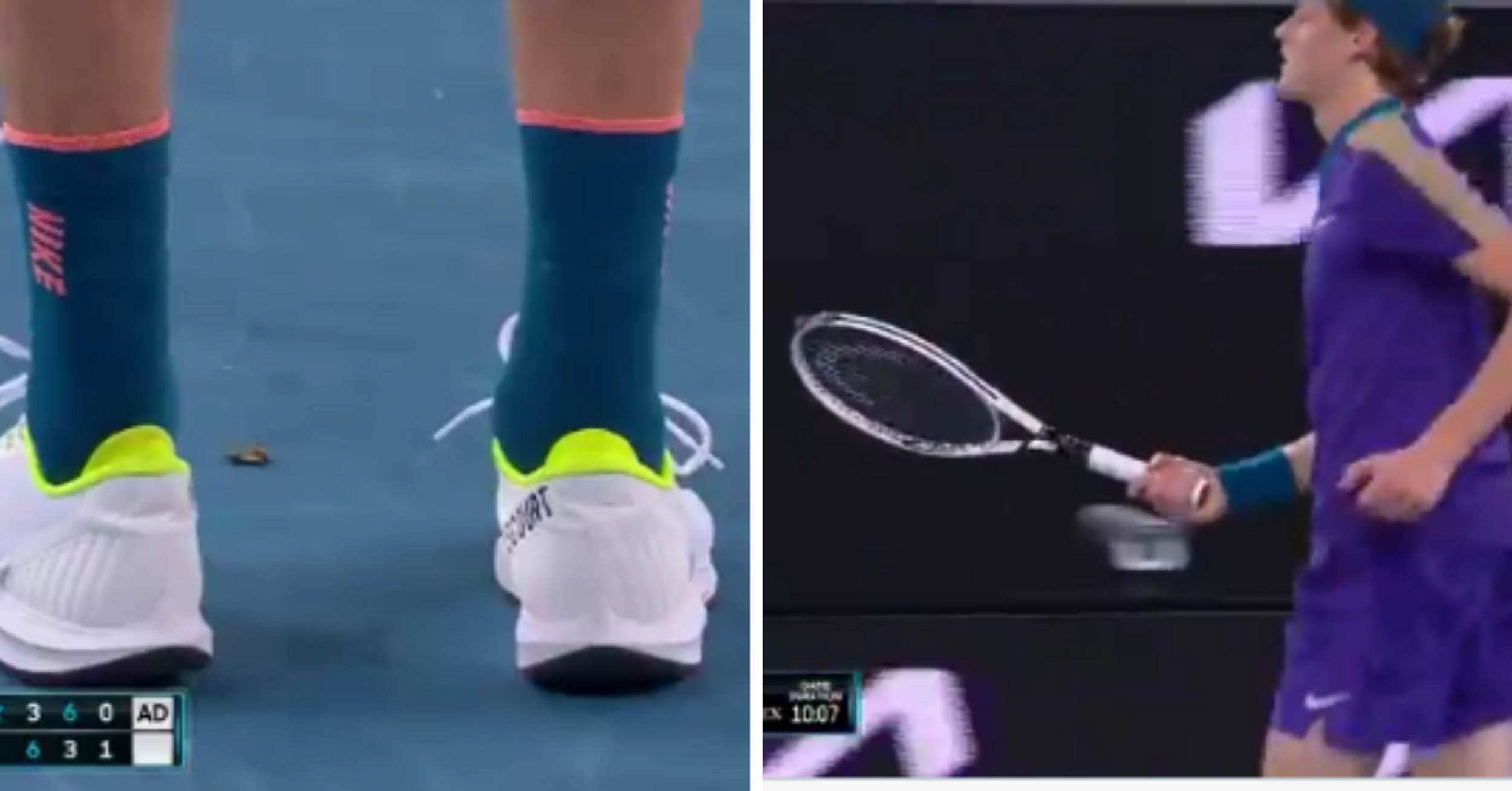 Australian Open Player Goes Viral After Stopping Match To Save An Insect That Landed On The Court