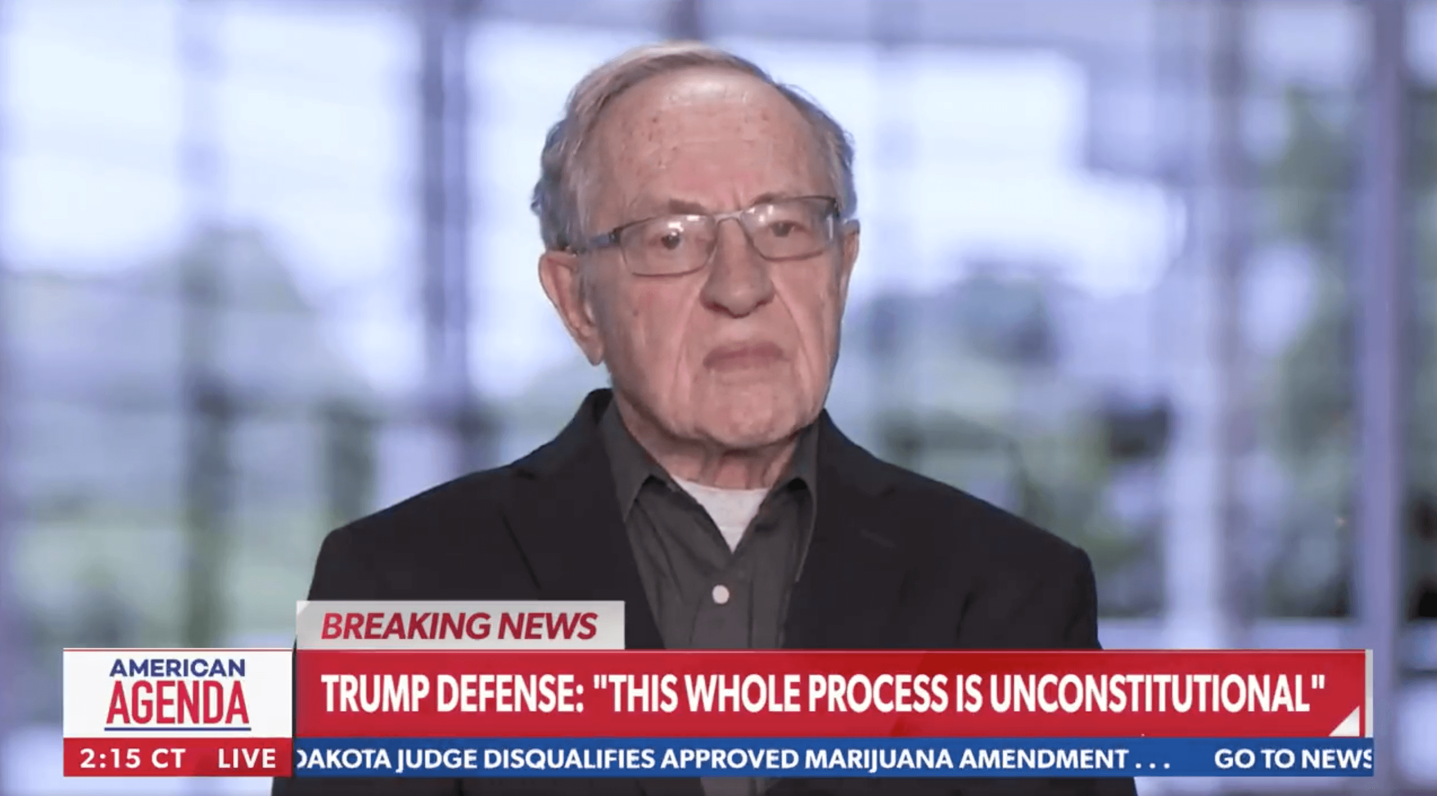 Dershowitz on Trump Lawyer: ‘I Have No Idea What He’s Doing’