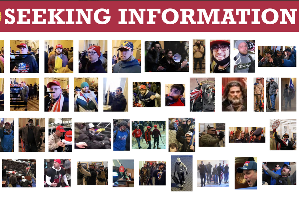 FBI 'Seeking Information' on Capitol rioters 