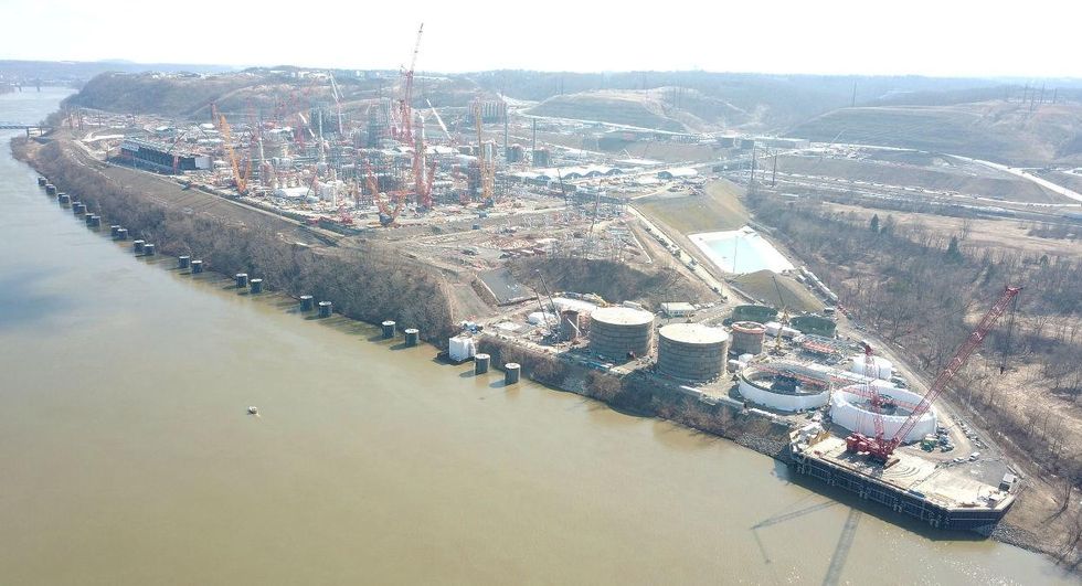 petrochemical ohio river shell plant