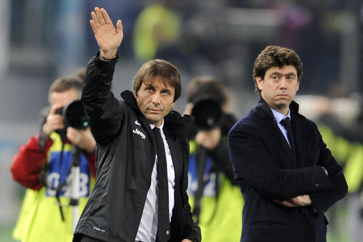 Conte e Agnelli, l’amore tradito finito in una triste zuffa da stadio