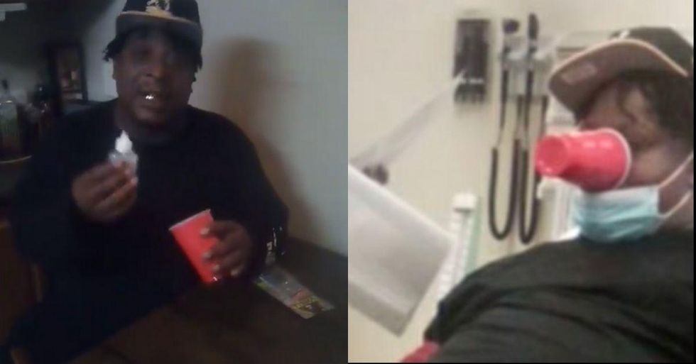 Man Ends Up In Er After Gorilla Gluing Cup To His Mouth Video Comic Sands