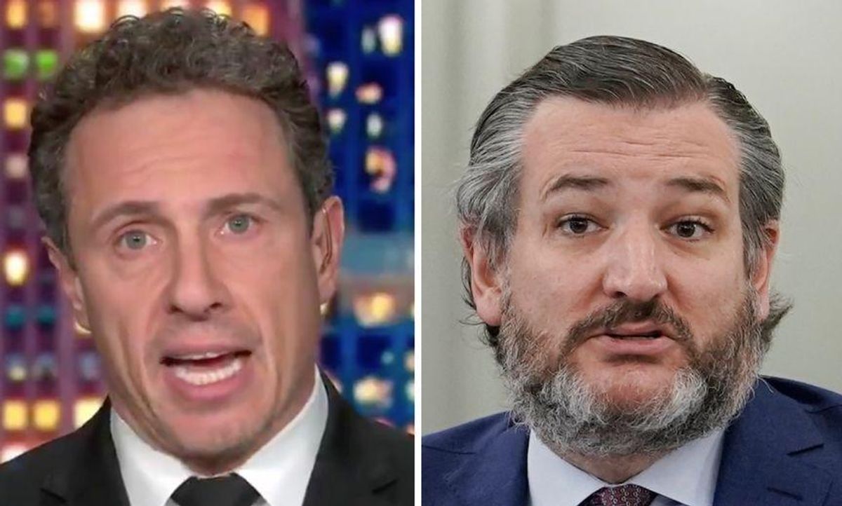 Chris Cuomo Perfectly Shames Ted Cruz for Posting Bizarre 'Breast Milk' Tweet During Impeachment Trial