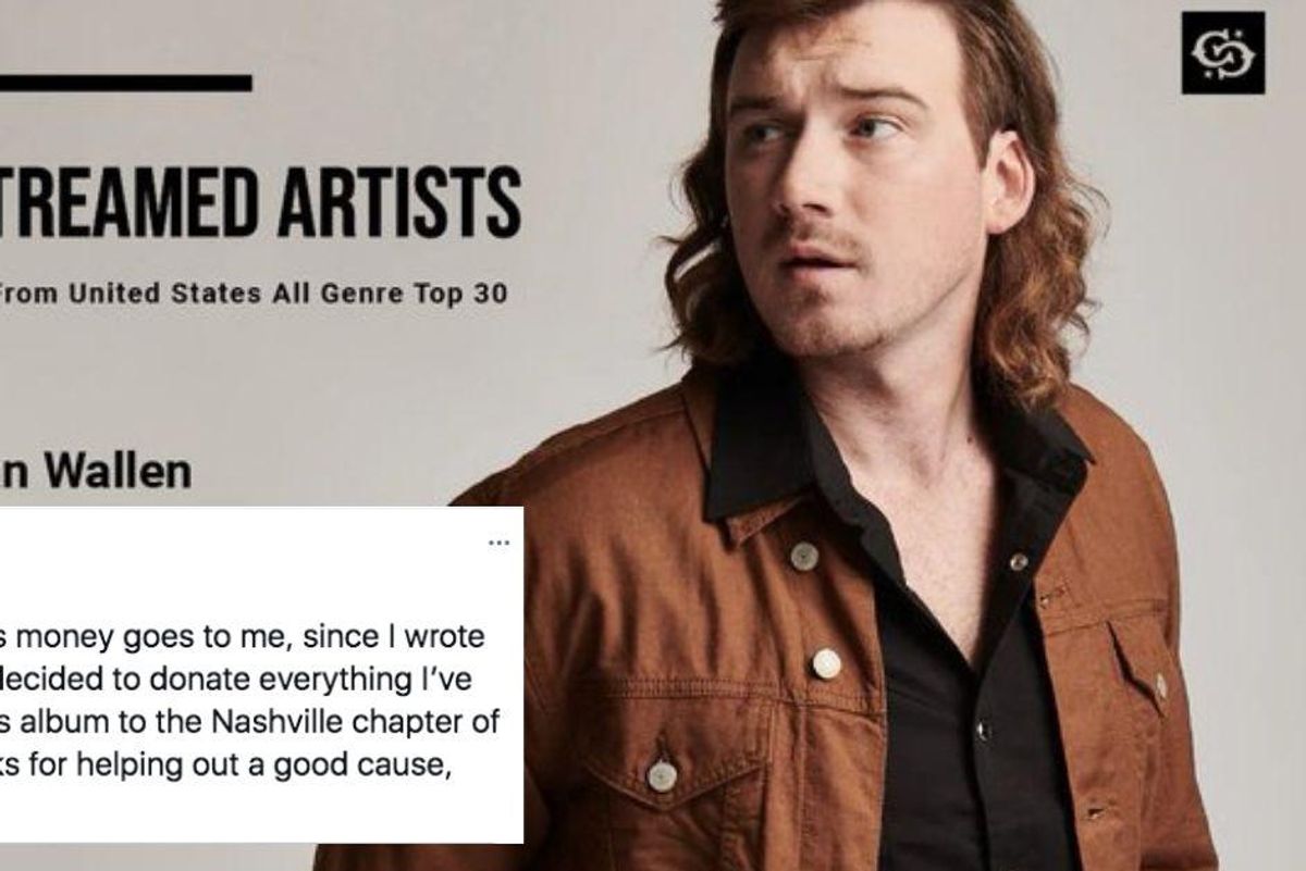 Jason Isbell is donating the money he's made off of Morgan Wallen's album to the NAACP
