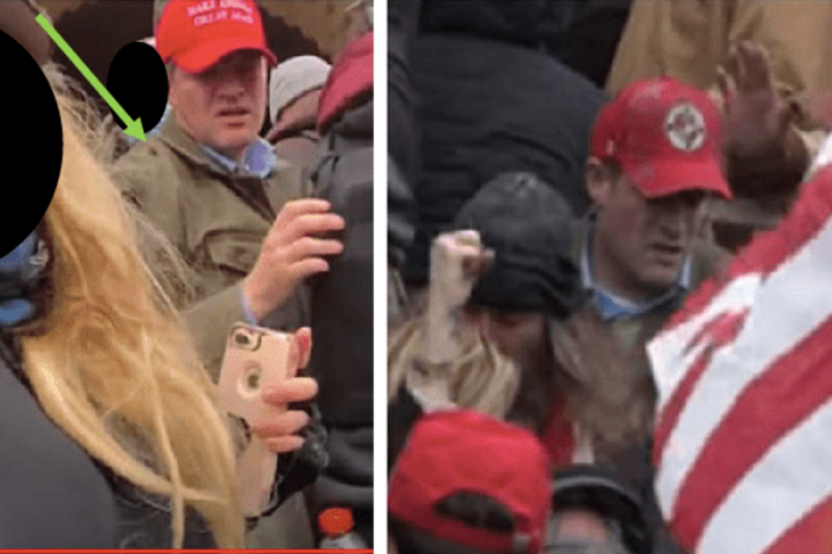 Crafty Trump Official Changed Hats During MAGA Riot To Fool The FBI. He's In Jail Now.