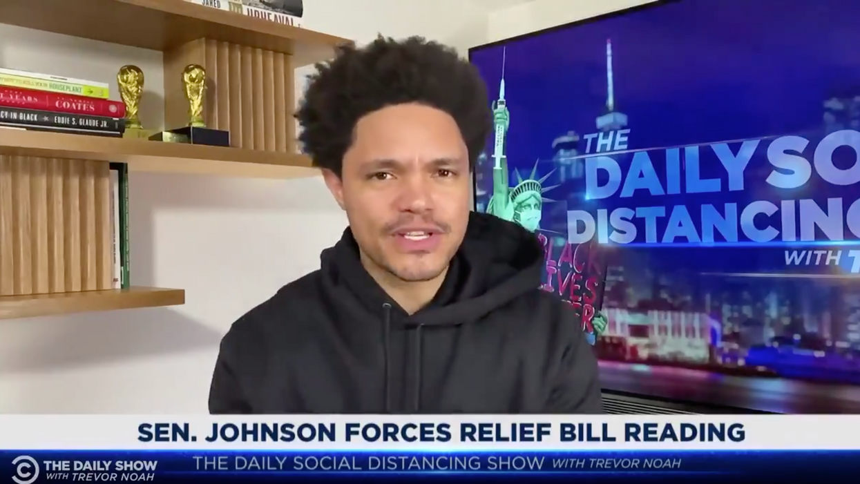 #EndorseThis: Trevor Noah Burns 'Bitch' Johnson Over (Failed) Stall Of Relief Bill