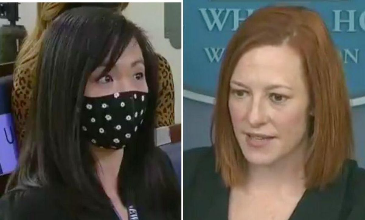 Jen Psaki Expertly Fires Back at Reporter Who Claims 'Americans' Are Questioning Biden's Immigration Policy