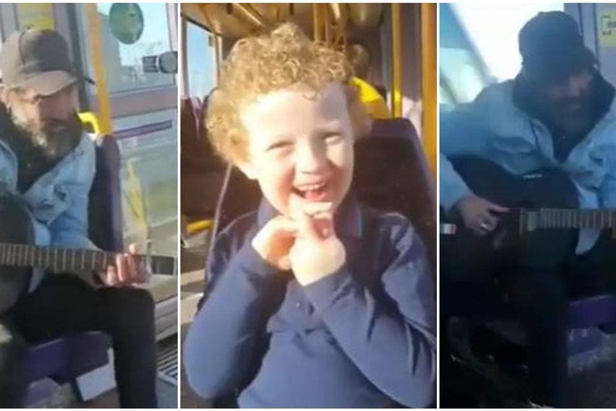 Irish busker singing 'You've Got a Friend in Me" to boy with non-verbal autism is pure beauty