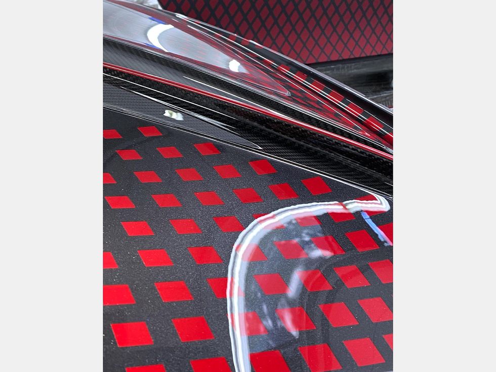 Bugatti Divo "Lady Bug" graphics application