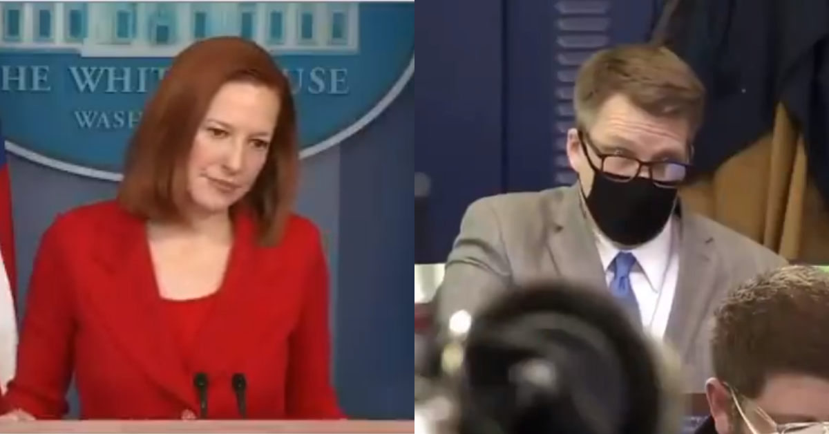 Jen Psaki Effortlessly Destroys Rightwing Reporter's Hand-Wringing Questions About Trans Healthcare