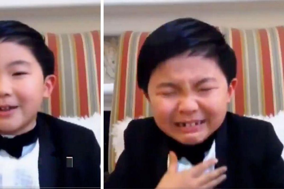 8-yr-old Alan Kim gave an adorably moving acceptance speech at the Critics' Choice Awards