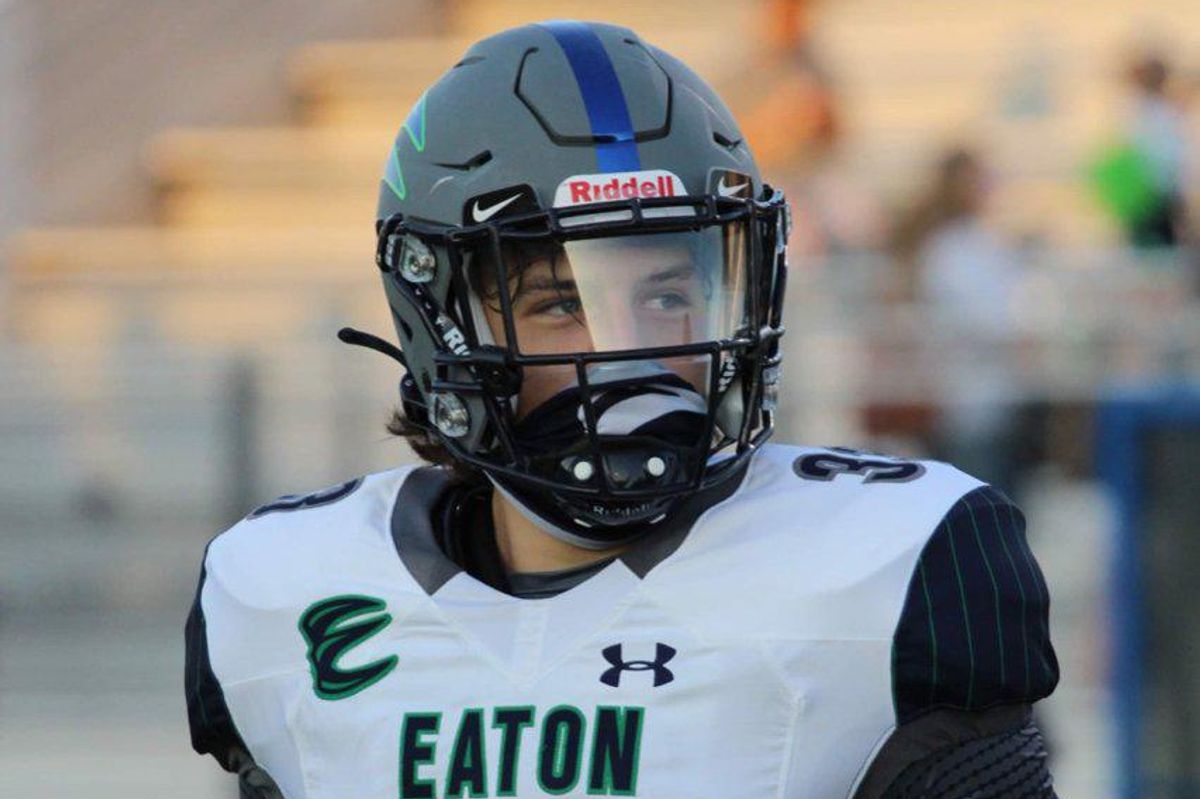 Eaton junior Ben Roberts ties school record in Power Clean Lift
