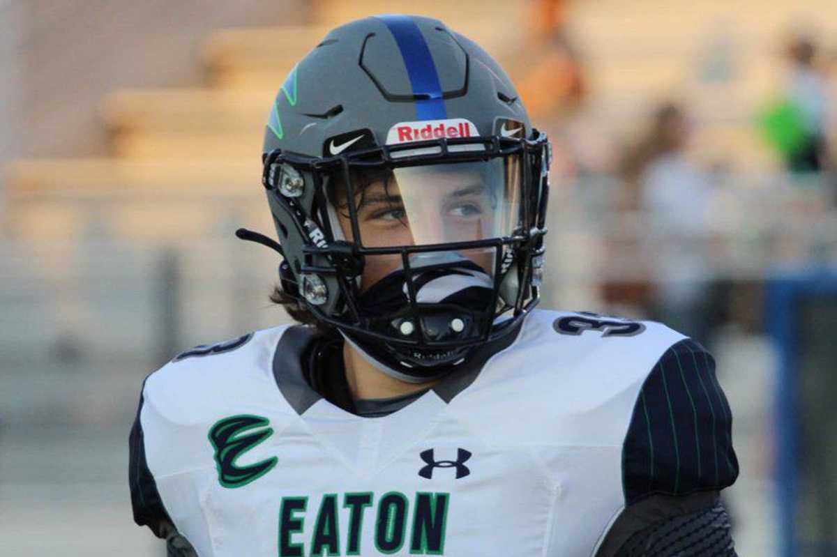 Eaton junior Ben Roberts ties school record in Power Clean Lift