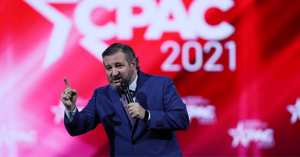 Ted Cruz Gets Dragged Hard After Loudly Screaming 'Freedom!' To End His CPAC Speech
