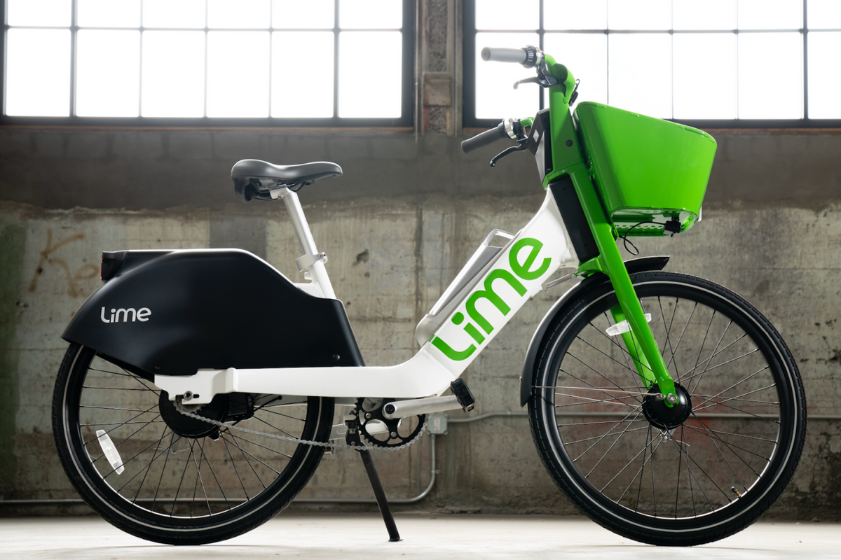 Lime e-bike