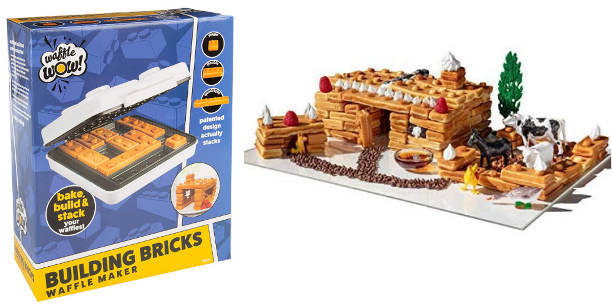 Waffle Maker That Creates LEGO Style Building Bricks