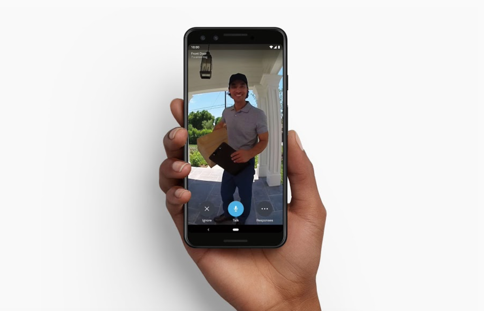 Nest Hello video doorbell view