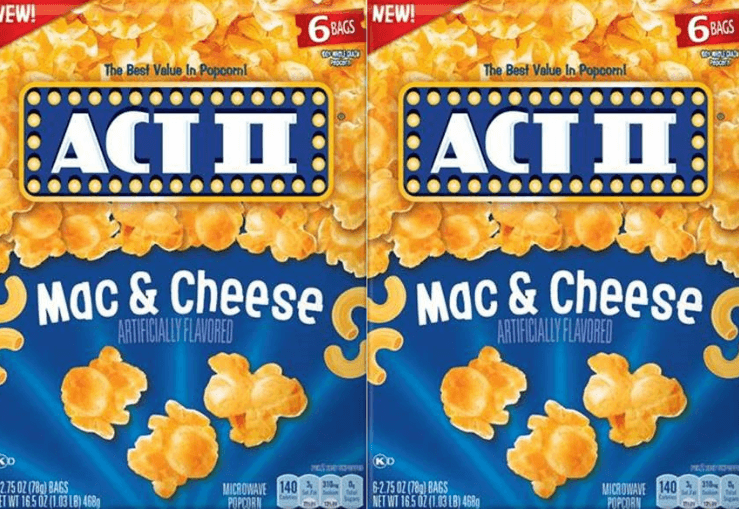 Act Ii ACT II Mac and Cheese Flavored Microwave Popcorn — product image