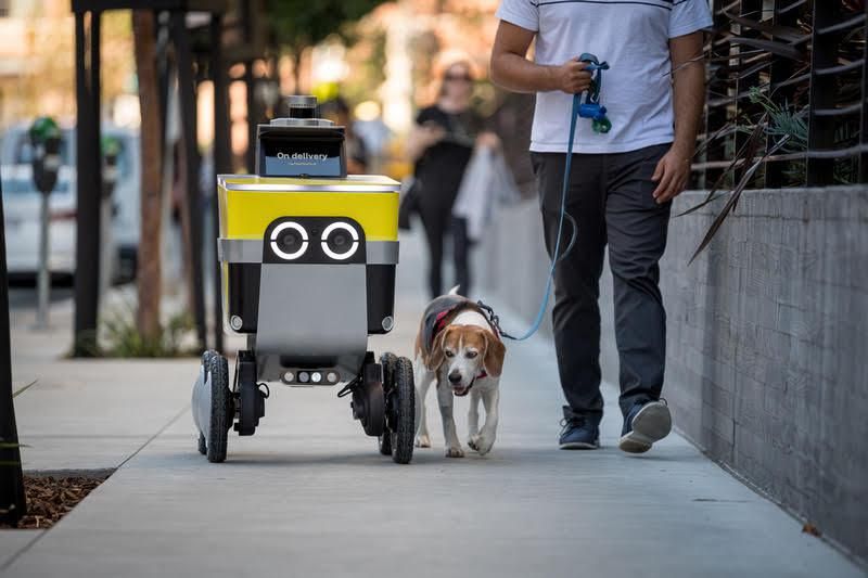 Postmates sales robot delivery