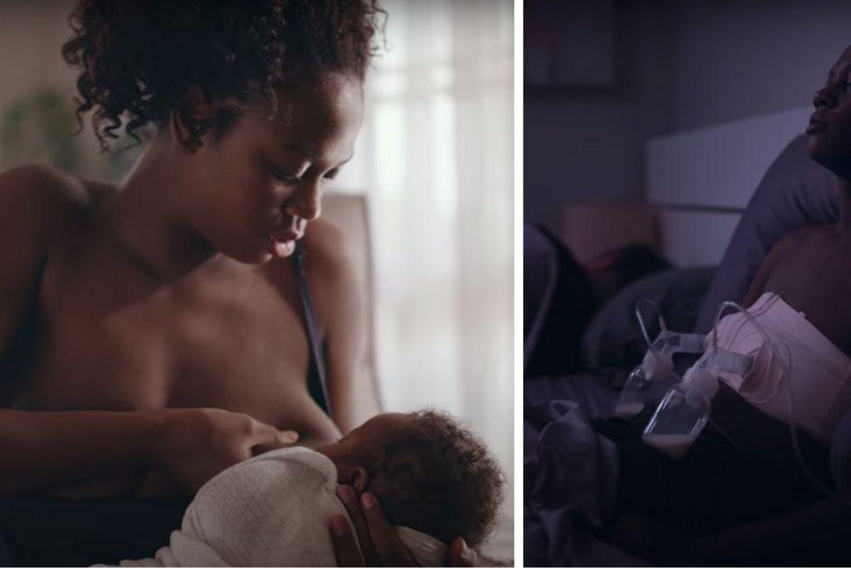 Raw new ad shows the reality of early breastfeeding in all its messy, exhausting glory