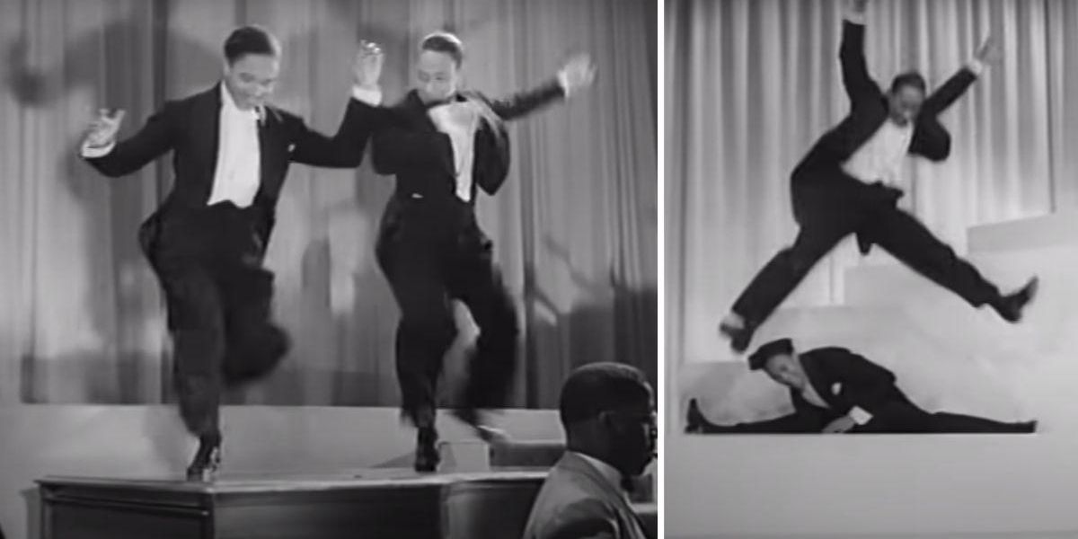 This Nicholas Brothers' legendary tap routine was unrehearsed and