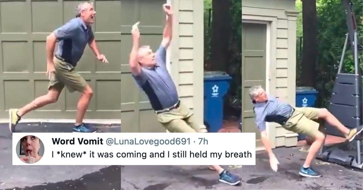 Viral Video Of A Man's Painful Attempt At Showing Off His Jumping Skills Gets Roasted With Memes