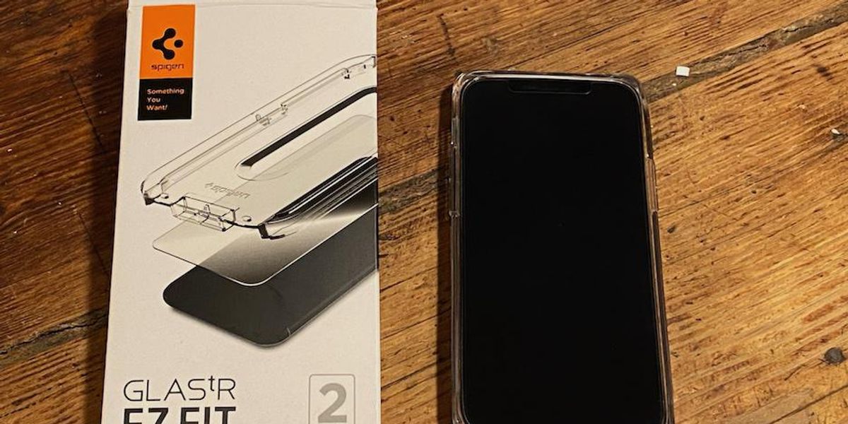 Spigen iPhone Screen Protector review Super easy to install Gearbrain