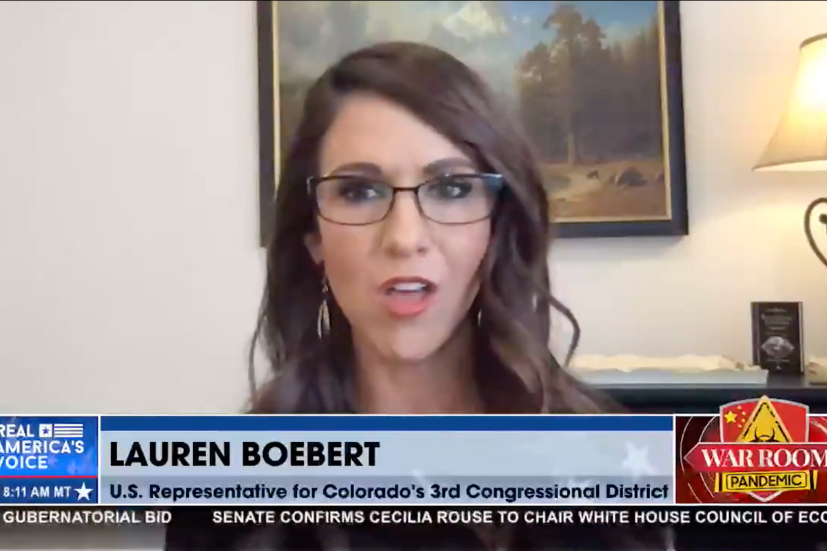 Lauren Boebert Says The Left Hates Women Because She's Every Woman, We Guess