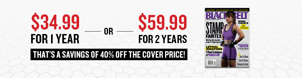 Black Belt magazine Subscription Link