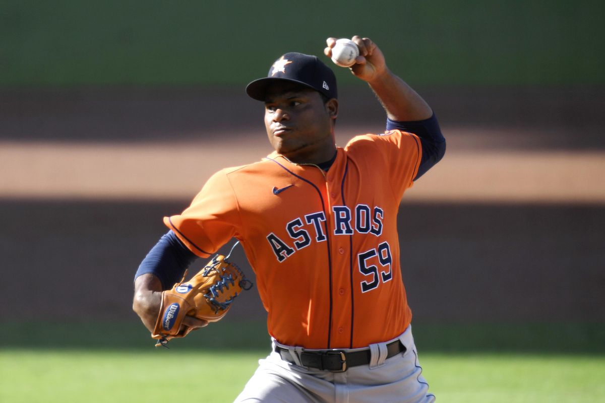 Astros left-hander Framber Valdez put on injured list with elbow inflammation