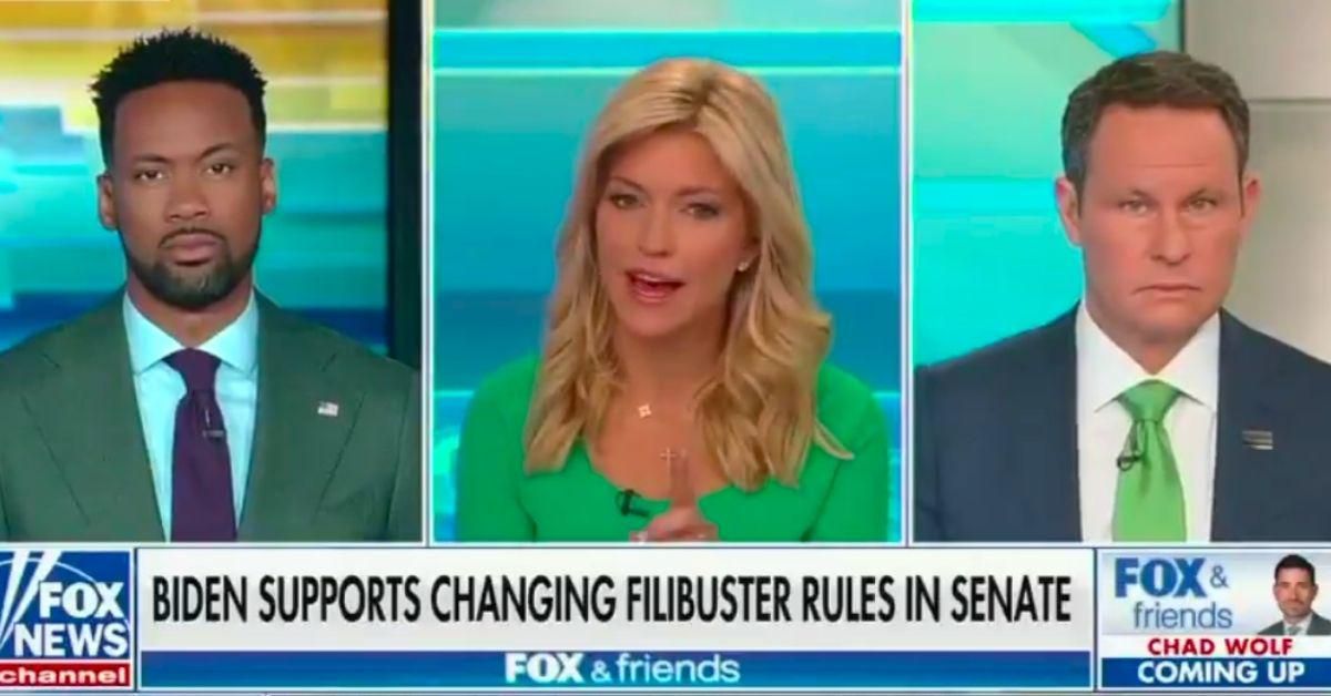 'Fox & Friends' Host Freaks Out Over Filibuster Reform: 'Democrats Will Rule The Country Forever'