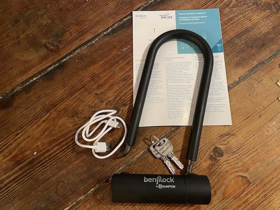 Benjilock Fingerprint Bike Lock