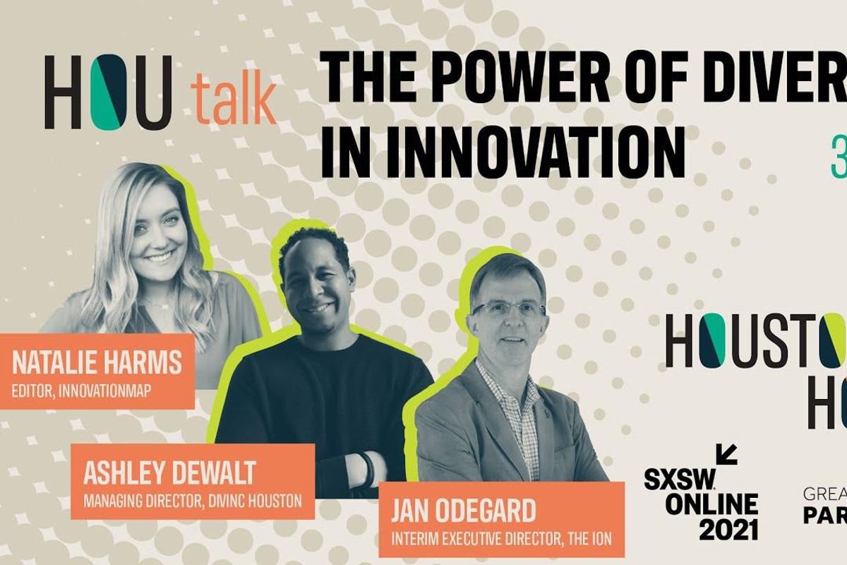 Panel: Houston is developing its innovation ecosystem with diversity at the forefront
