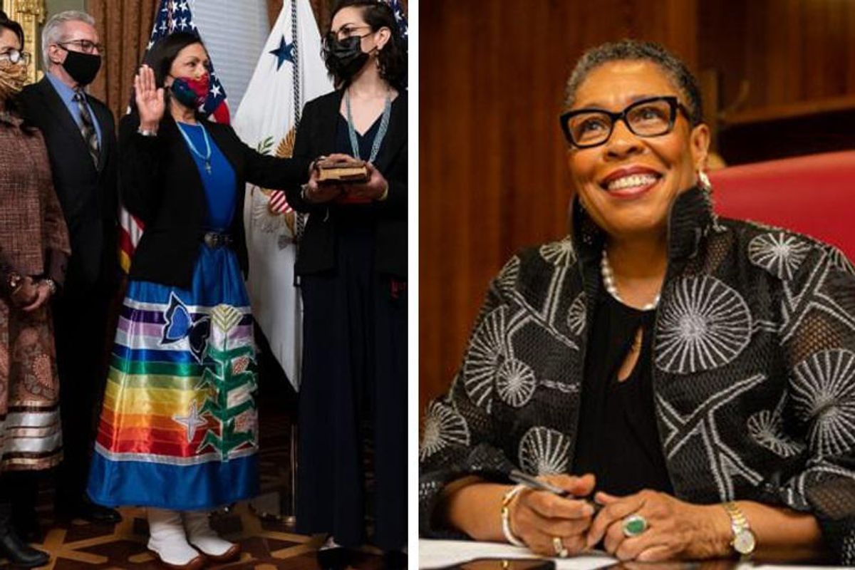 Welcome, Madam Secretary! Both Of You!