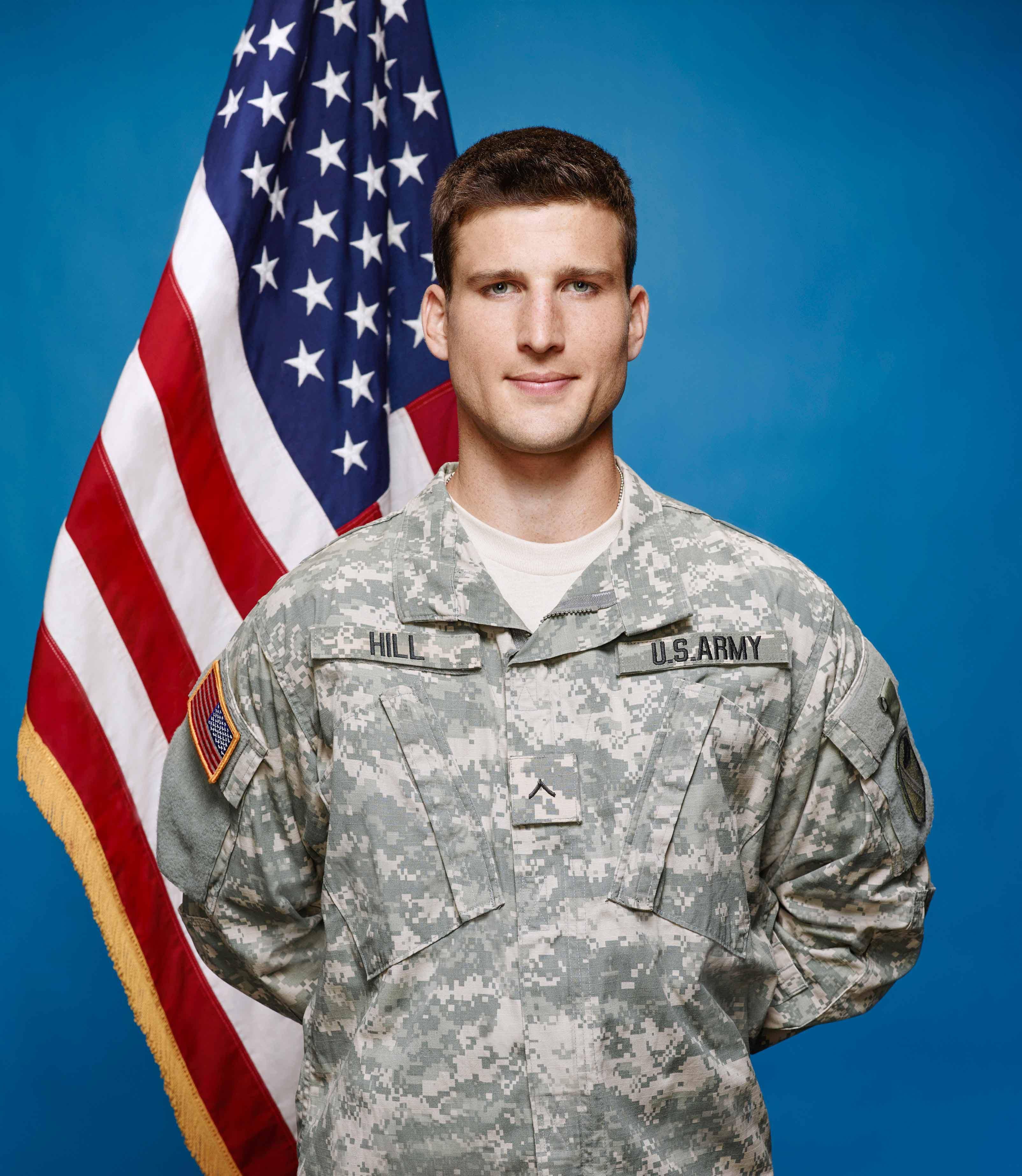 Enlisted's Parker Young in uniform