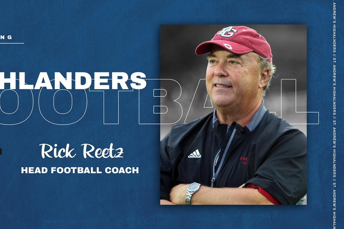 Rick Reetz Named Next Football Program Director For St. Andrew's Episcopal School