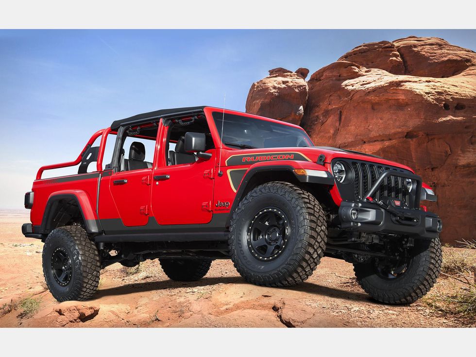 Jeep Red Bare Gladiator Rubicon