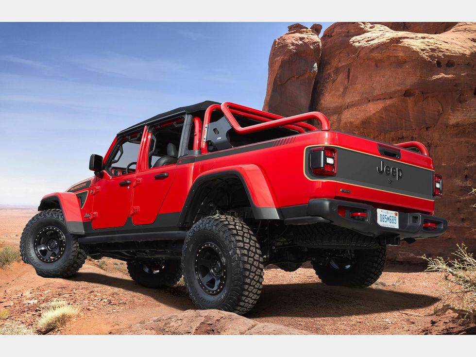 Jeep Red Bare Gladiator Rubicon