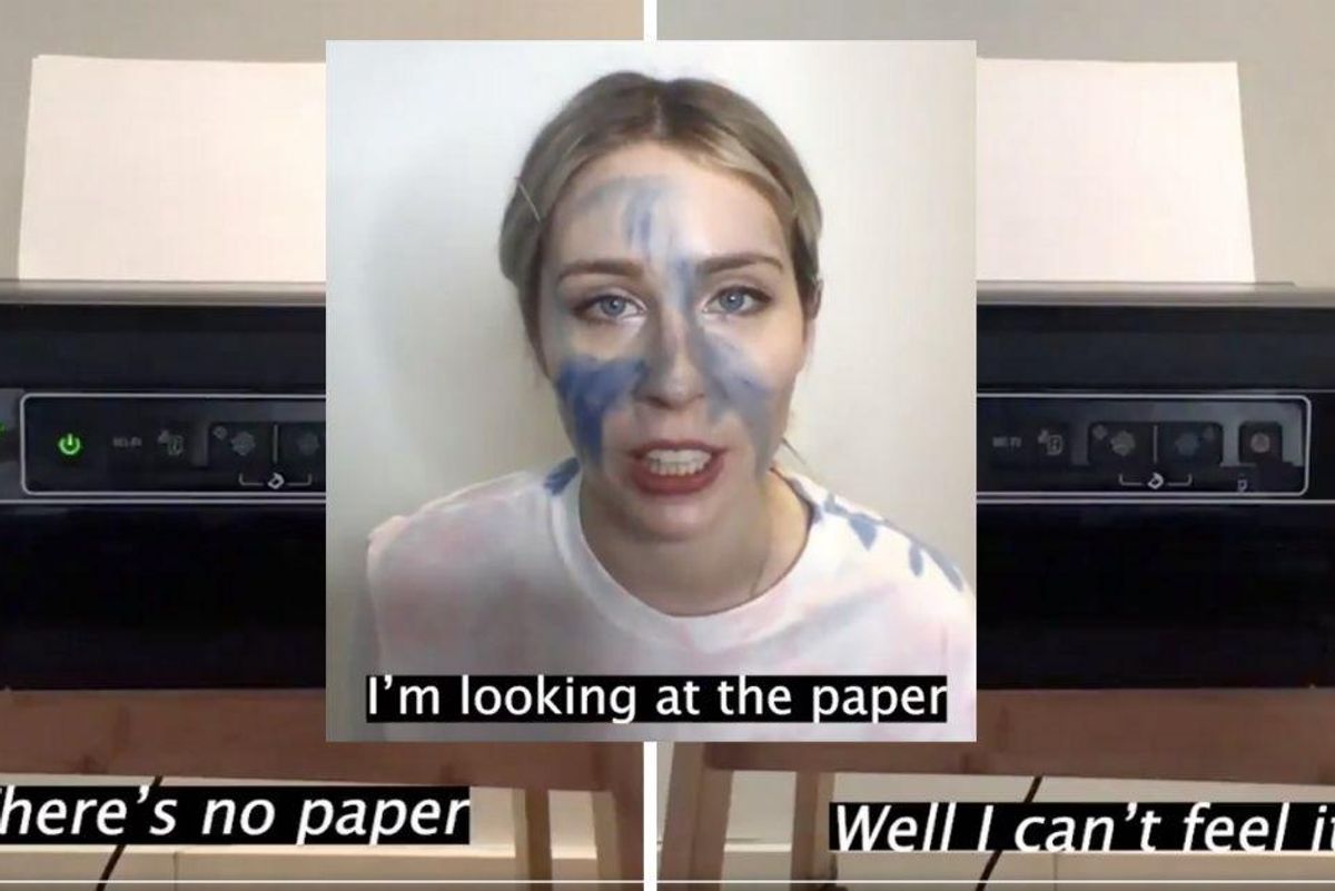 Woman's epic conversation with her printer proves they are designed to drive us all mad