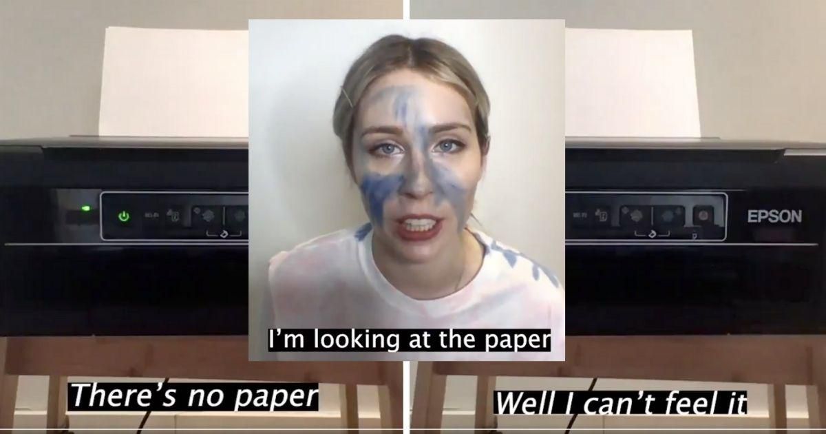 Woman's epic conversation with her printer proves they are designed to drive us all mad