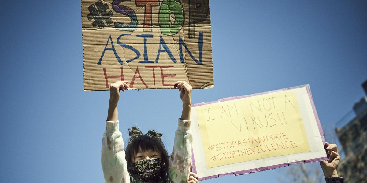 Photos From NYC's Stop Asian Hate Rally in Chinatown