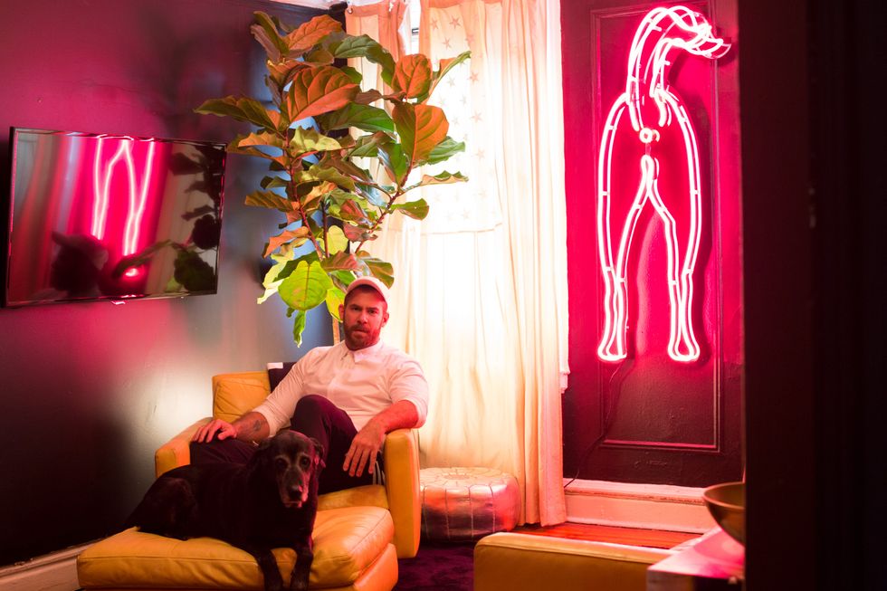 At Home With Artist (and Former Club Kid), Desi Santiago