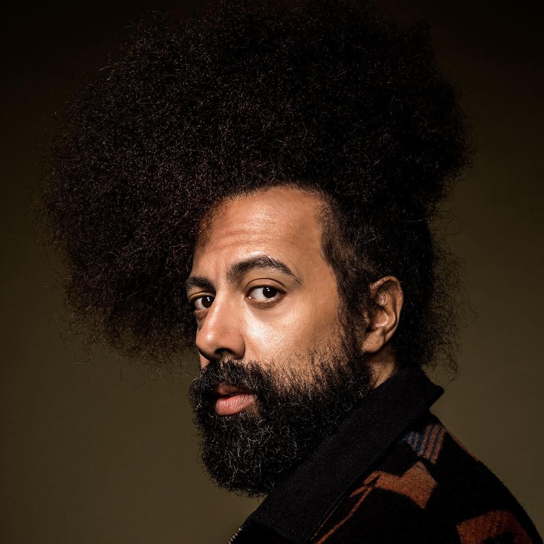 Portrait of musician Reggie Watts.
